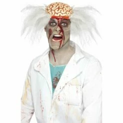 Smiffys Zombie Scalped Scientist Wig
